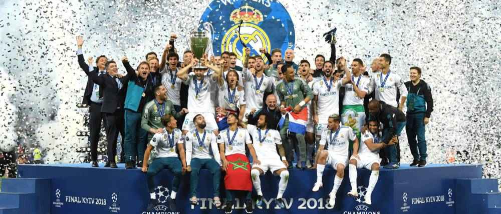 جشن قهرمانی رئال مادرید در فینال لیگ قهرمانان اروپا