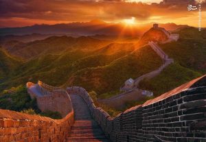 دیوار چین تصویری زیبا از دیوار چین