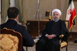 رئیس جمهور حسن روحانی در تلوزیون