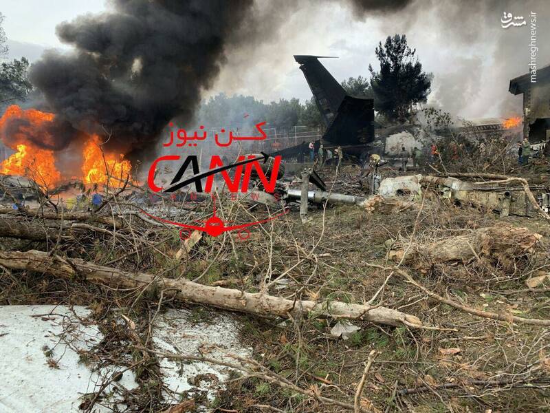 سقوط هواپیمای بوئینگ در صفا دشت تهران 3