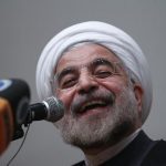 رئیس جمهور حسن روحانی خنده