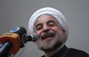 رئیس جمهور حسن روحانی خنده