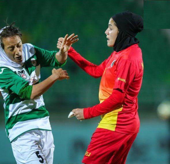 زد و خورد شدید در فوتبال زنان ایران 1