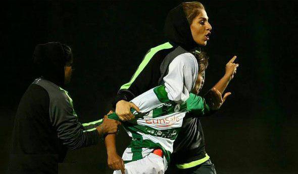 زد و خورد شدید در فوتبال زنان ایران 2