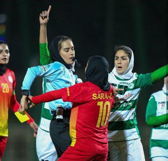 زد و خورد شدید در فوتبال زنان ایران 4