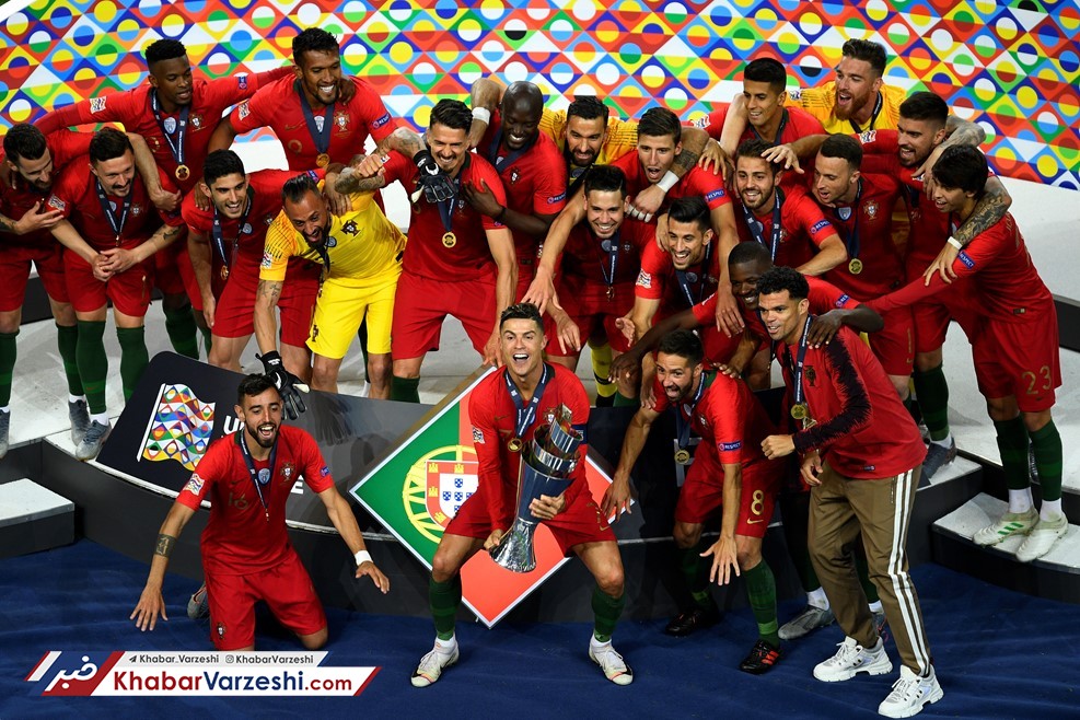 جشن قهرمانی تیم ملی پرتغال در لیگ اروپا