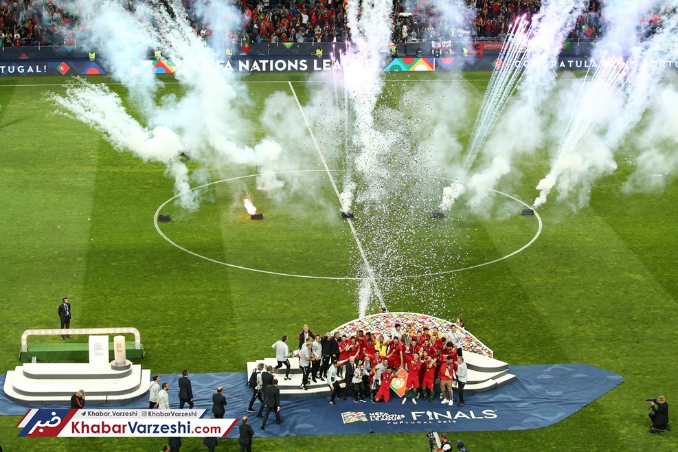 جشن قهرمانی تیم ملی پرتغال