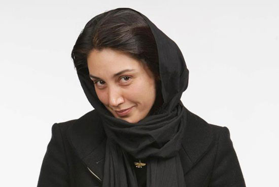 هدیه تهرانی با لباس مشکی
