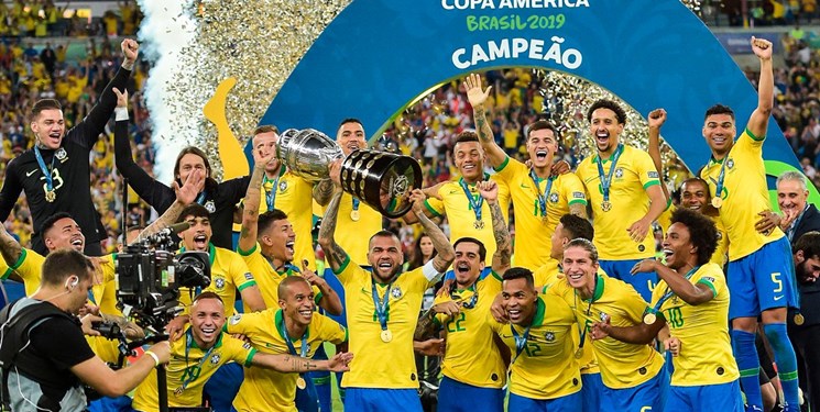 تیم ملی برزیل قهرمان کوپا آمریکا 2019