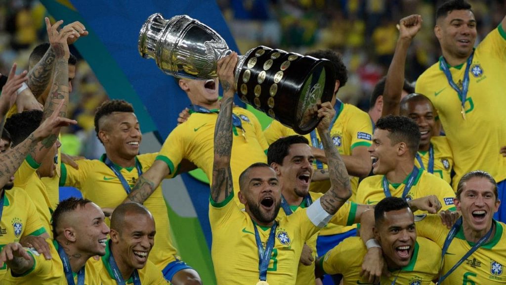 جشن قهرمانی برزیل در کوپا آمریکا 2019
