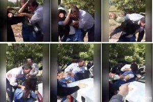 درگیری پلیس با دختر جوان در تهران پارس