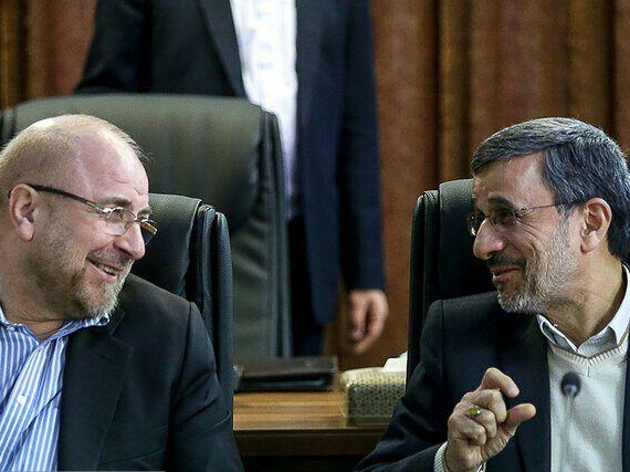 دکتر محمد باقر قالیباف و دکتر محمود احمدی نژاد