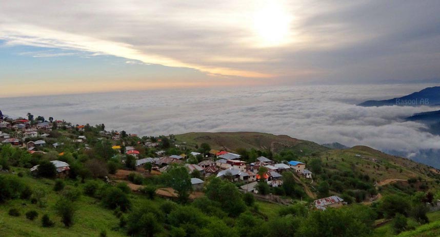 روستای فیلبند مازندران روستایی بر فراز ابرها