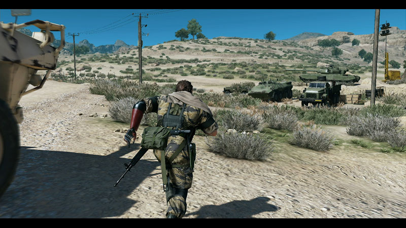 محیط گرافیکی بازی Metal Gear Solid V