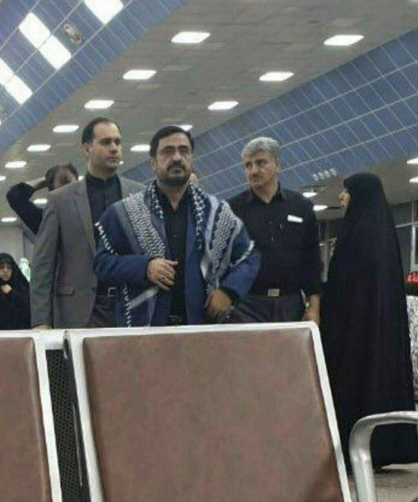 سعید مرتضوی در فرودگاه نجف. پیاده روی اربعین. زیارت کربلا