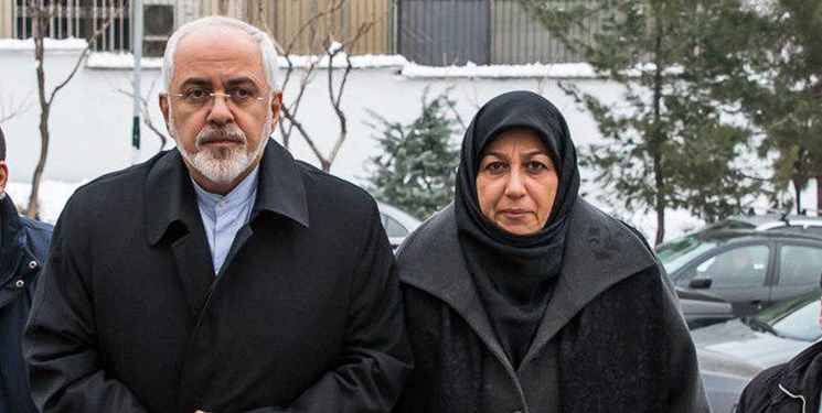 محمد جواد ظریف و همسرش