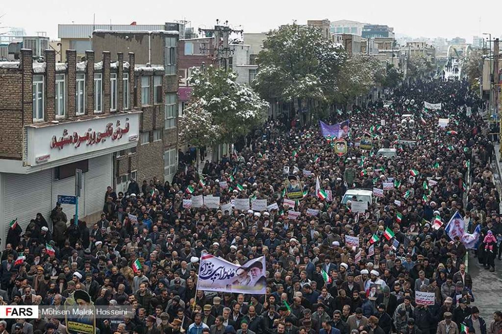 برائت مردم ایران از آشوبگران. آرامش در شهرها