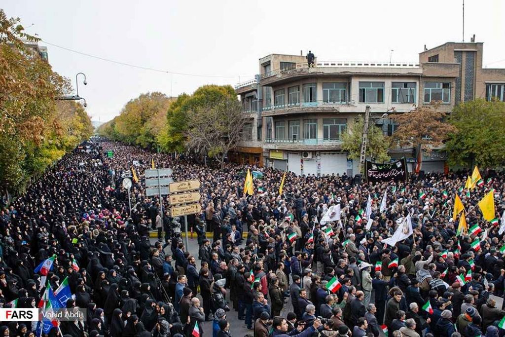 تجمع مردم تبریز علیه آشوبگران. حمایت از انقلاب و آرامش در شهرها