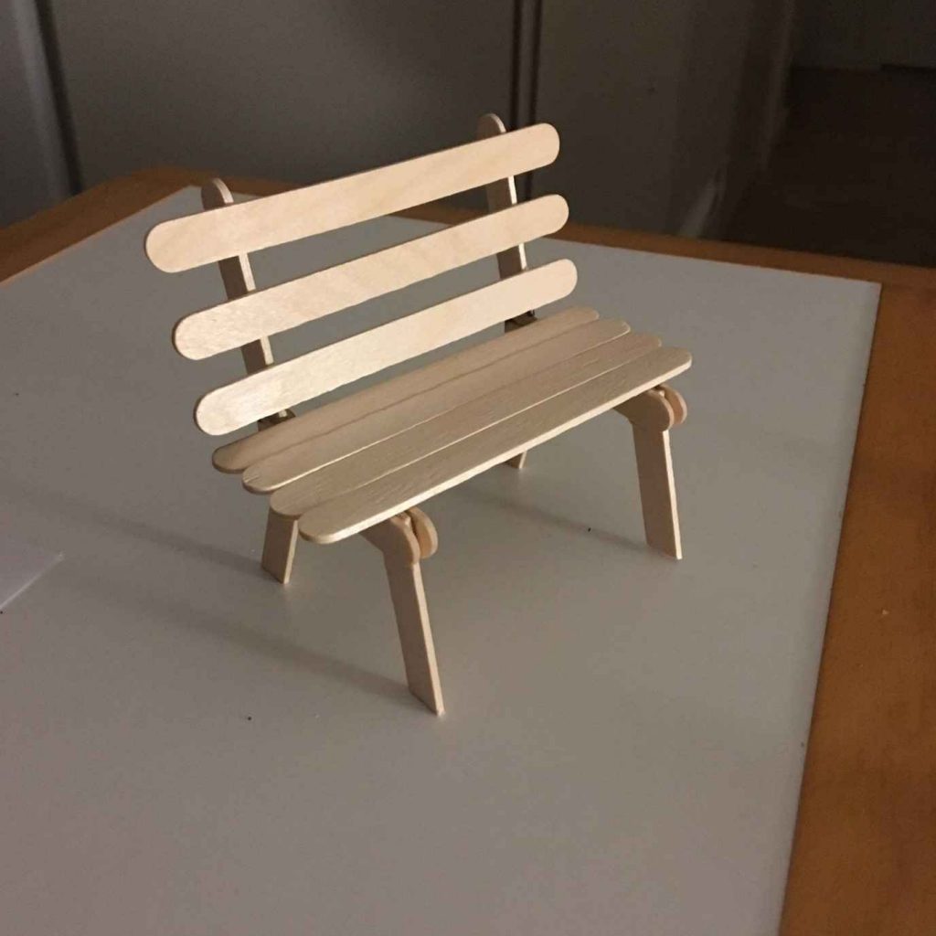 ساخت كار دستي صندلي با استفاده از چوب بستني