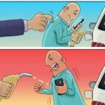 کارتون طنز درباره گرانی بنزین و قطعی اینترنت