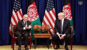 ترامپ و رئیس جمهور افغانستان