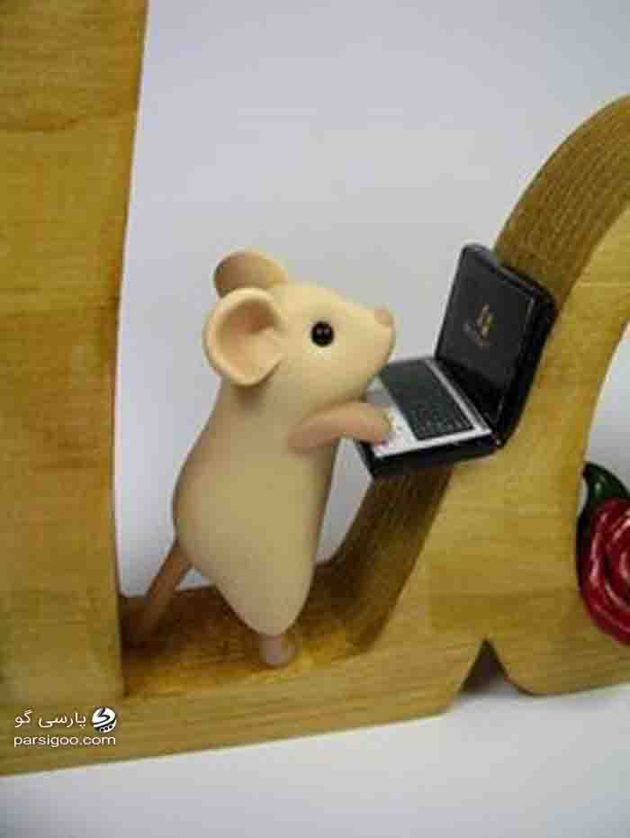 ايده ساخت موش و لپ تاپ با خمير مناسب براي ديزاين سال 99