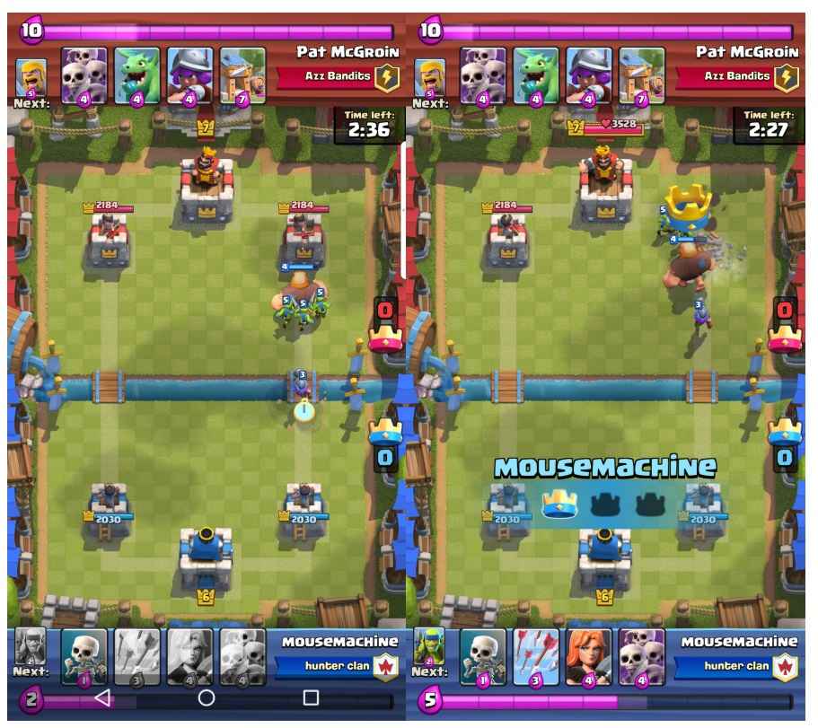 دو استراتژی Clash Royale حمله از ابتدا یا بازی تدافعی