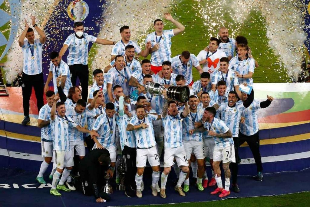 آرژانتین قهرمان کوپا آمریکا جشن قهرمانی آرژانتین جشن قهرمانی لیونل مسی