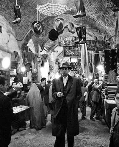 عکس قدیمی بازار تهران مربوط به سال 1337_1338
