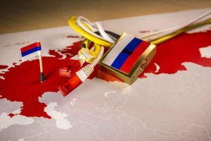 جنگ روسیه اوکراین علت قطع اینترنت جنگ روسیه با اوکراین قطع کابل انتقال نت قطع اینترنت جهانی